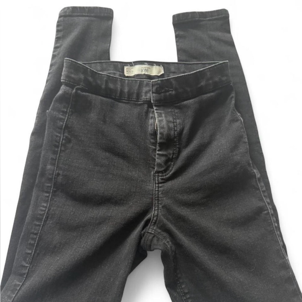 Topshop Moto Joni Black High Waisted Skinny Jeans | Size: 26